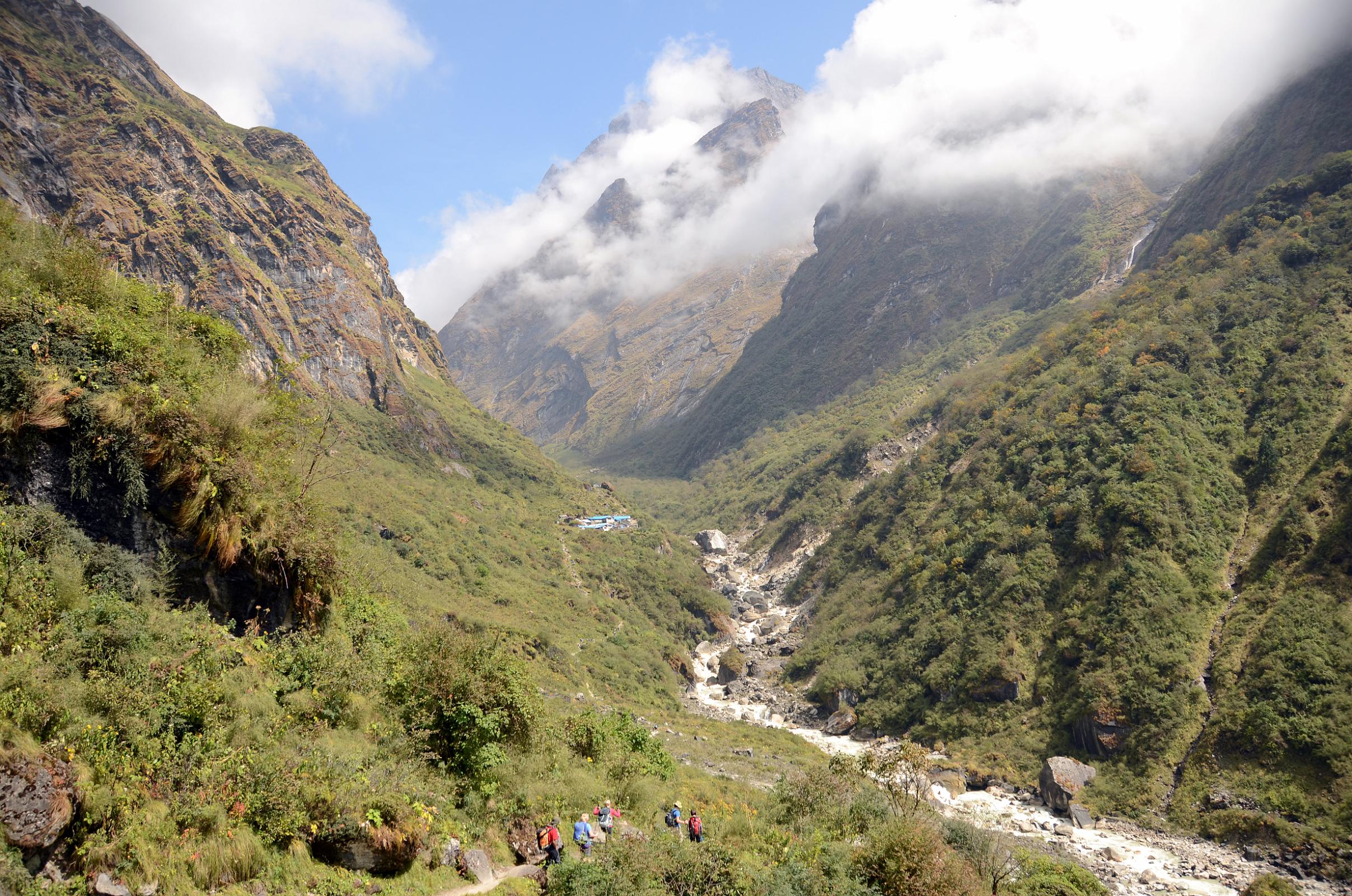 25 Deurali Is Just Up Ahead Next To The Modi Khola On Trek To Annapurna Sanctuary 